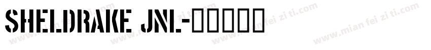 Sheldrake JNL字体转换